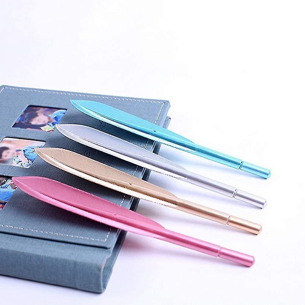 4 Feather Stationery， Office And School Supplies， Fountain Pens， Signature Pens (4 Colors)