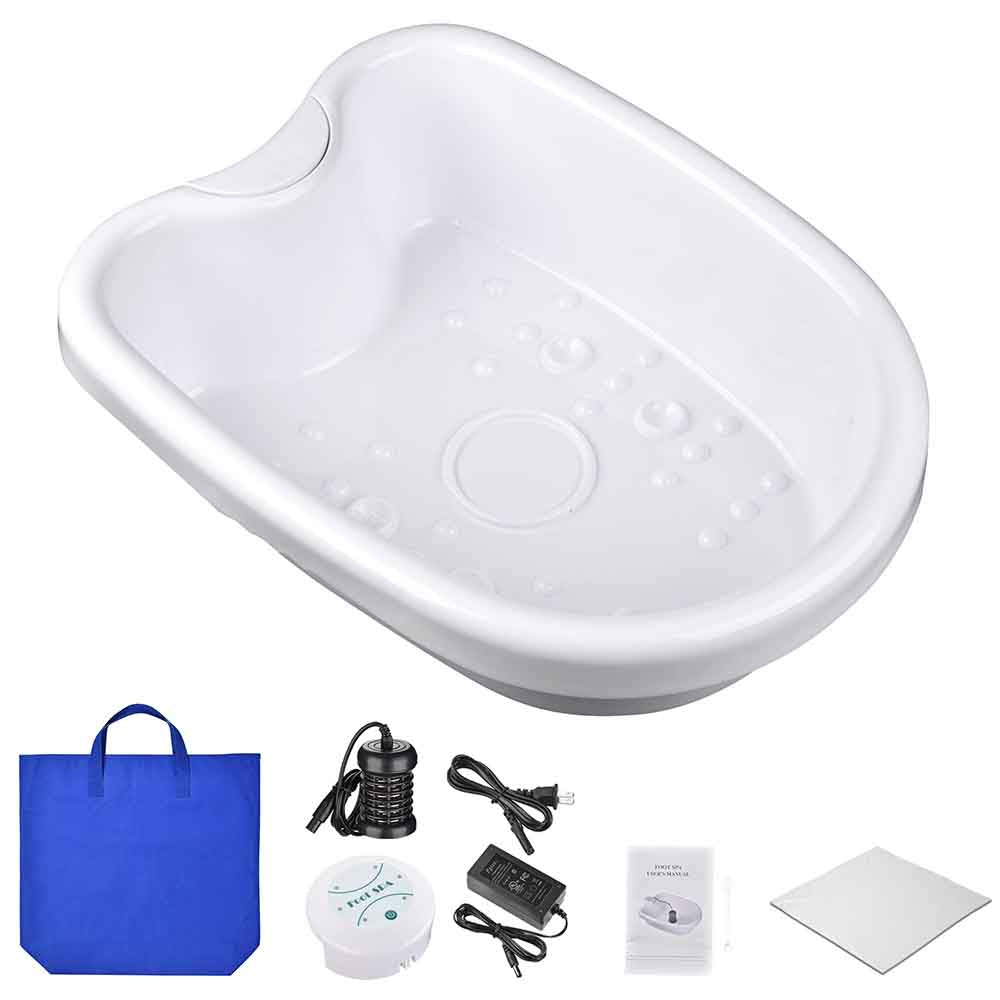 Yescom Ionic Detox Foot Bath Spa w/ Tub Pedicure Health Relax