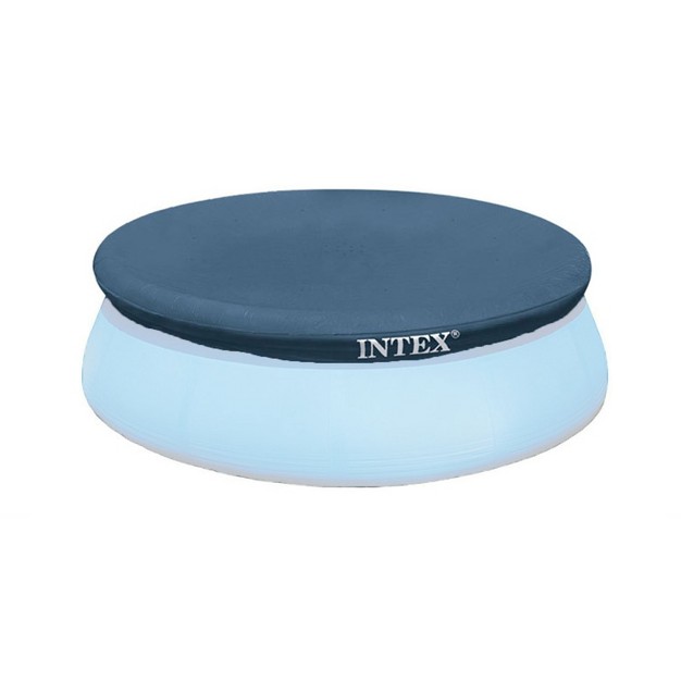 Intex 7 3 Ft Above Ground Swimming Pool Vinyl Round Cover Tarp No Pool Included