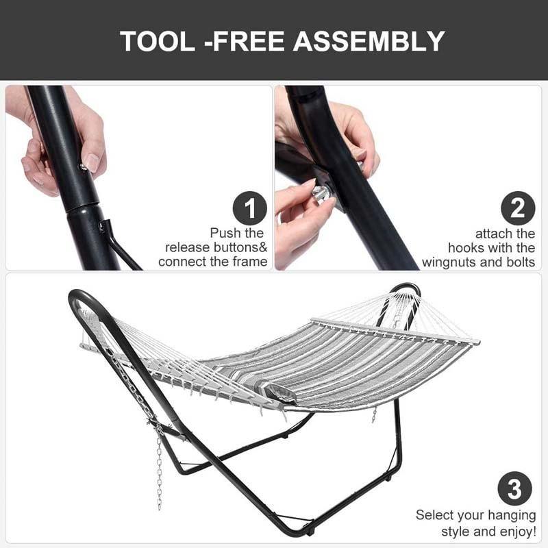 Adjustable Heavy-Duty Universal Hammock Stand