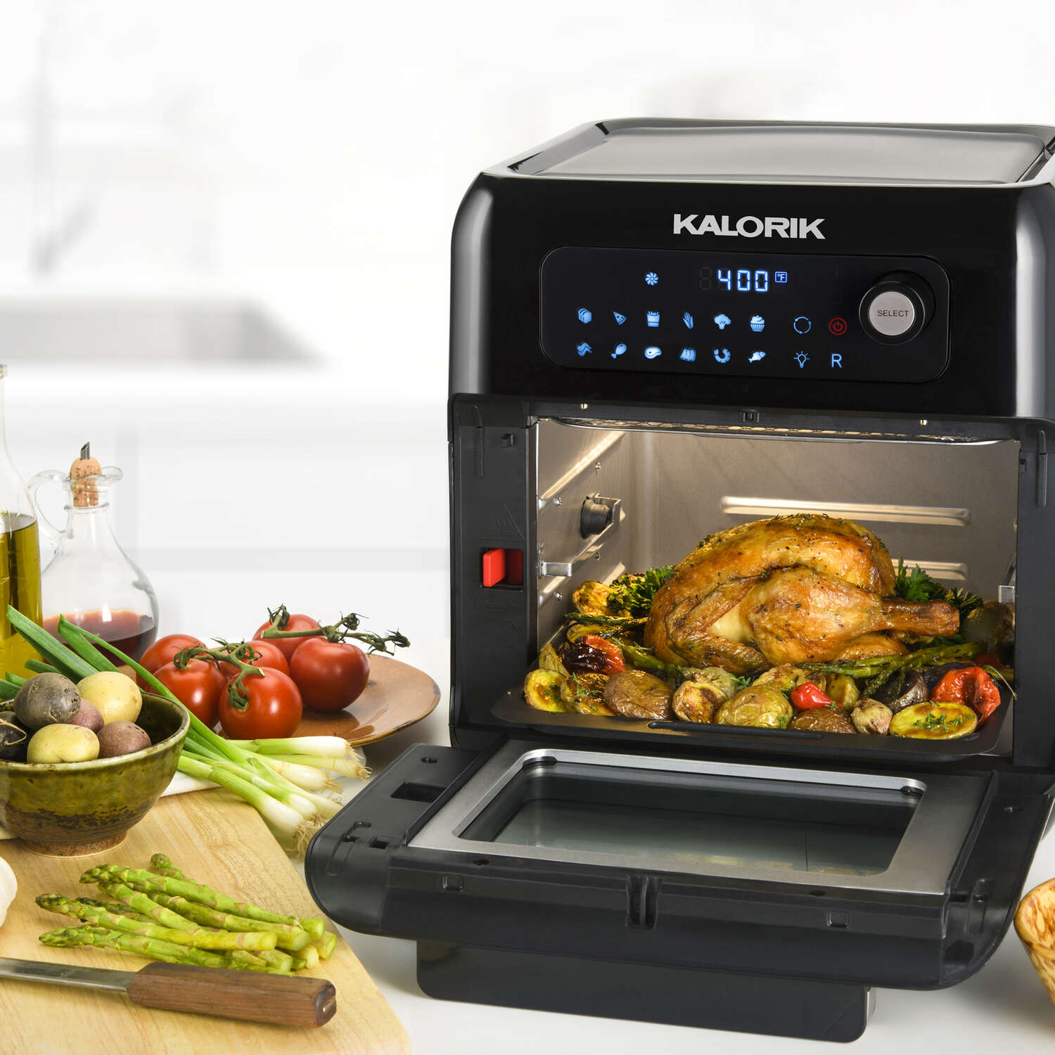 Kalorik Black 10 qt Programmable Digital Air Fryer