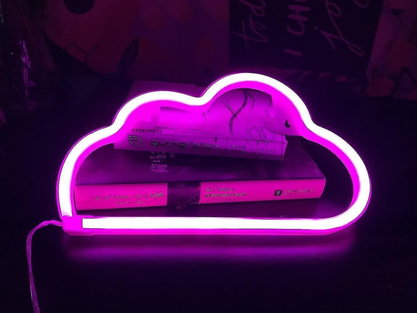 Neon Light Led Cloud Sign Shaped Decor Light Wall Decor For Chistmas Birthday Party Kids Room Living