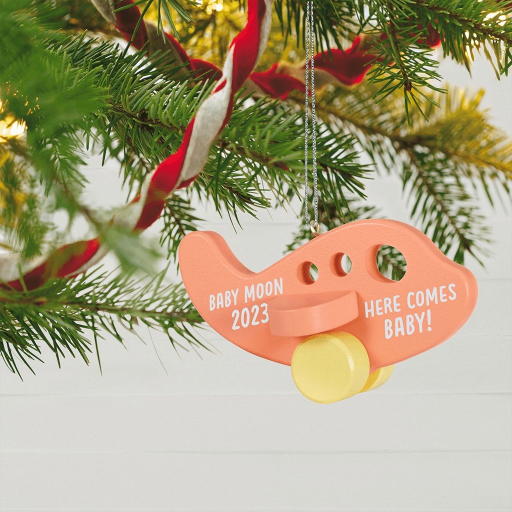 Hallmark  Babymoon 2023 Wood Ornament (236)