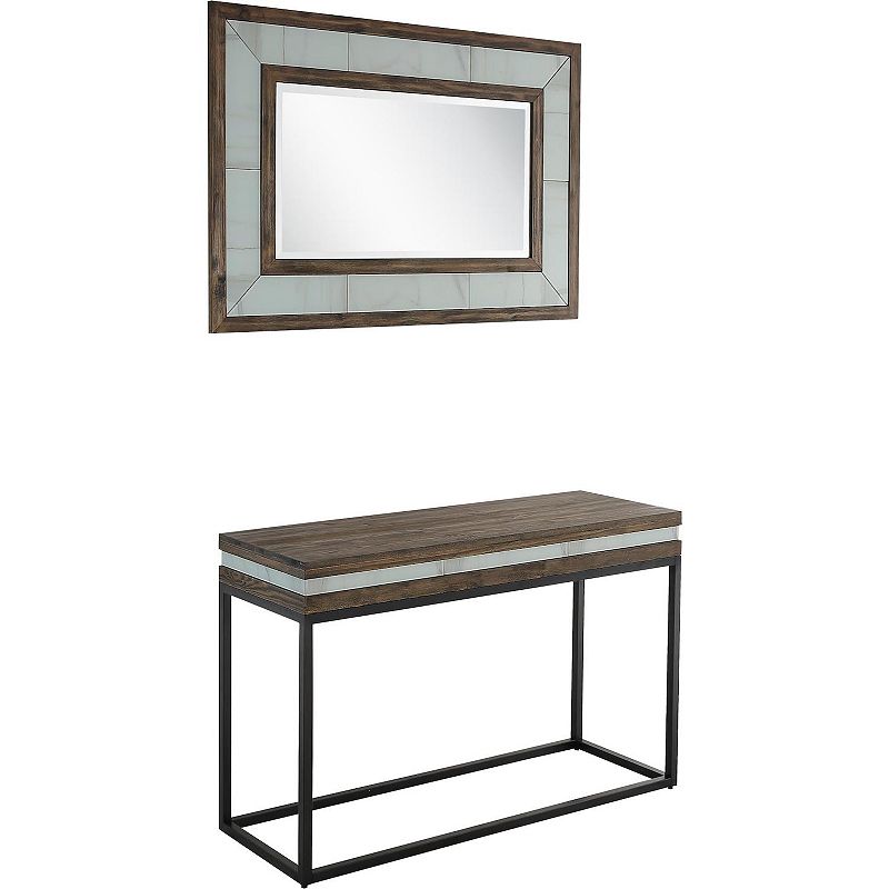 Camden Isle Bailey Wall Mirror and Console Table