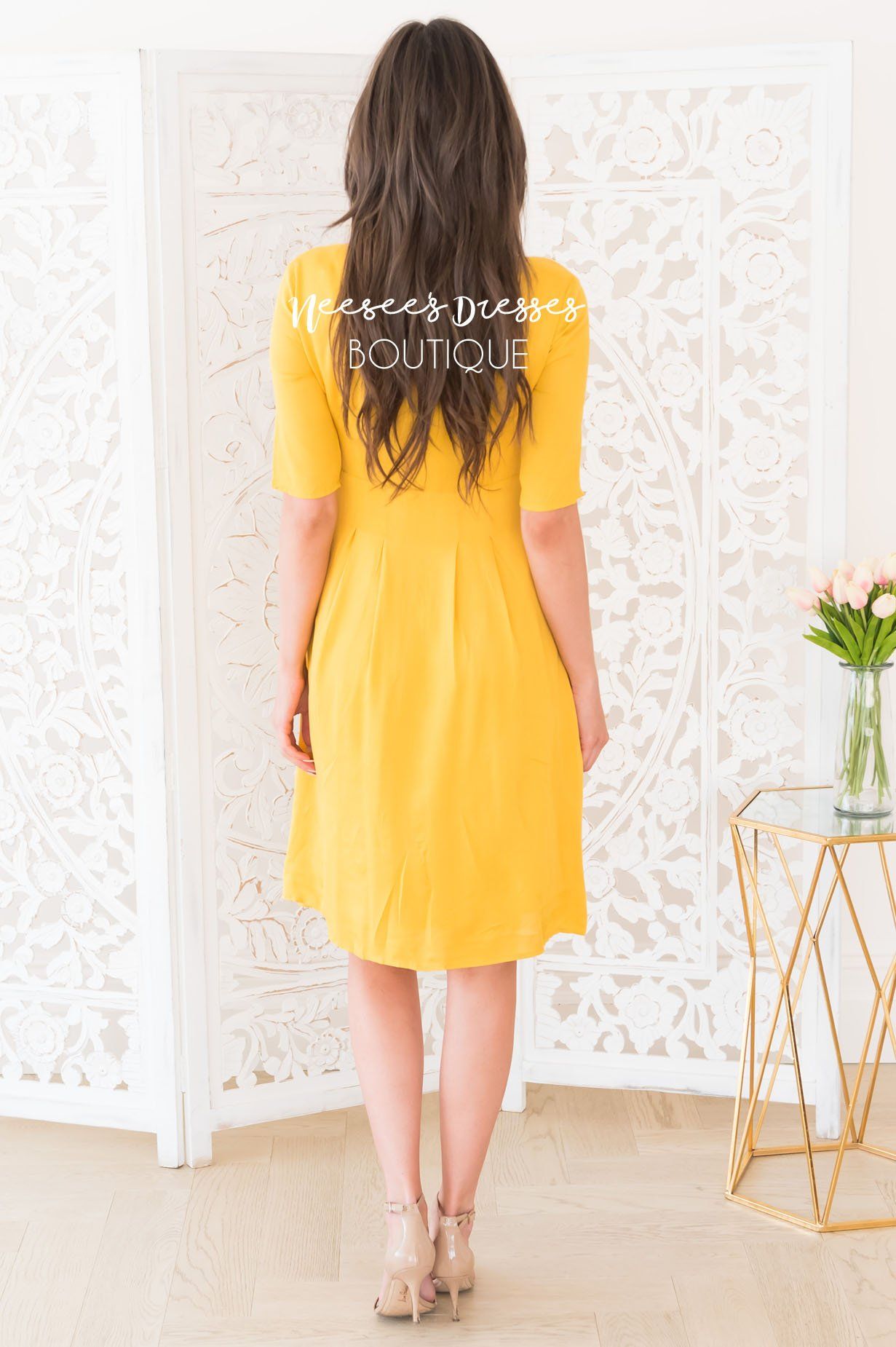 The Gina Button Front Dress