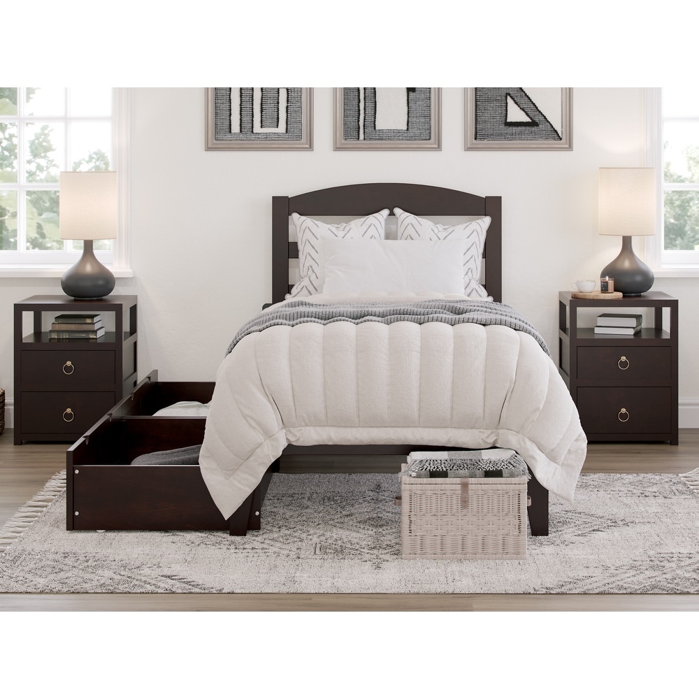 Warren Platform Bed with 2 Storage Drawers