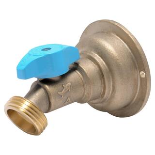 SharkBite 34 in. Brass Push-to-Connect x MHT Quarter-Turn No Kink Hose Bibb 24631LF