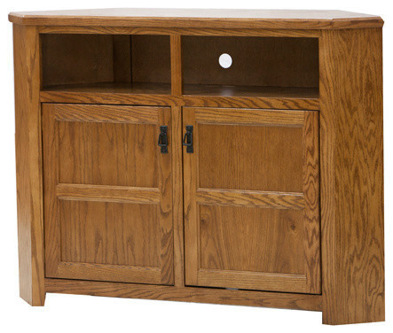 Eagle Furniture Tall Mission 57 quotWide TV Console   Transitional   Entertainment Centers And Tv Stands   by Eagle Furniture  Houzz