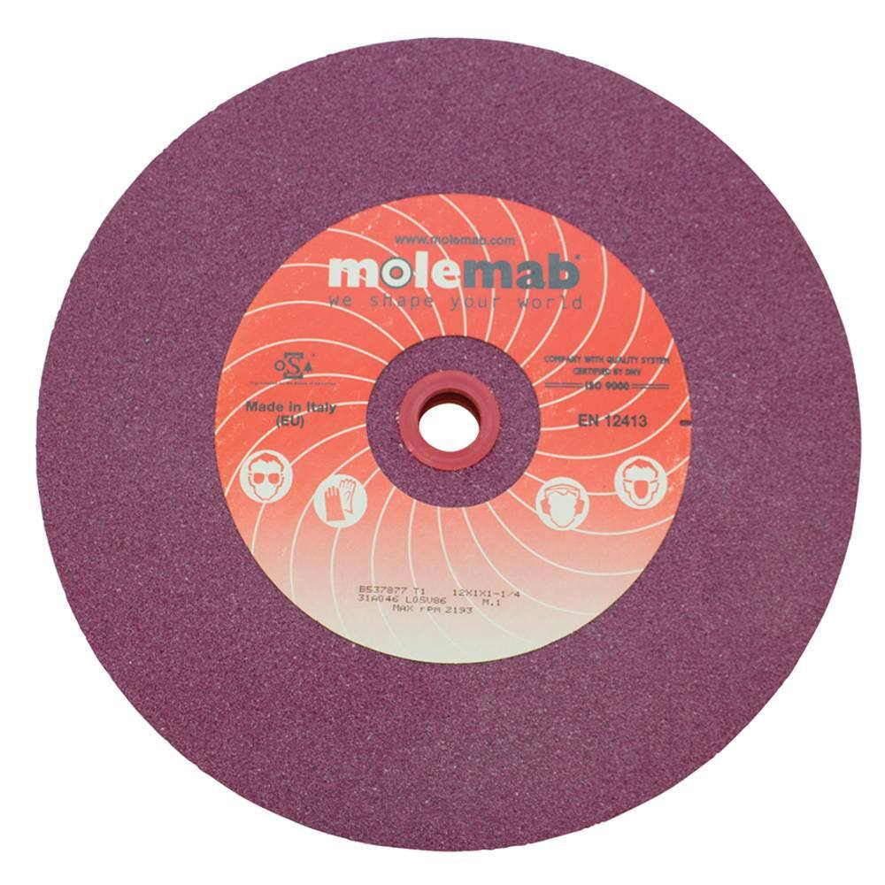 STENS New Grinding Wheel for I.D. 78 in. Thickness 1 in. Maximum RPM 2192 O.D. 12 in. 750-102