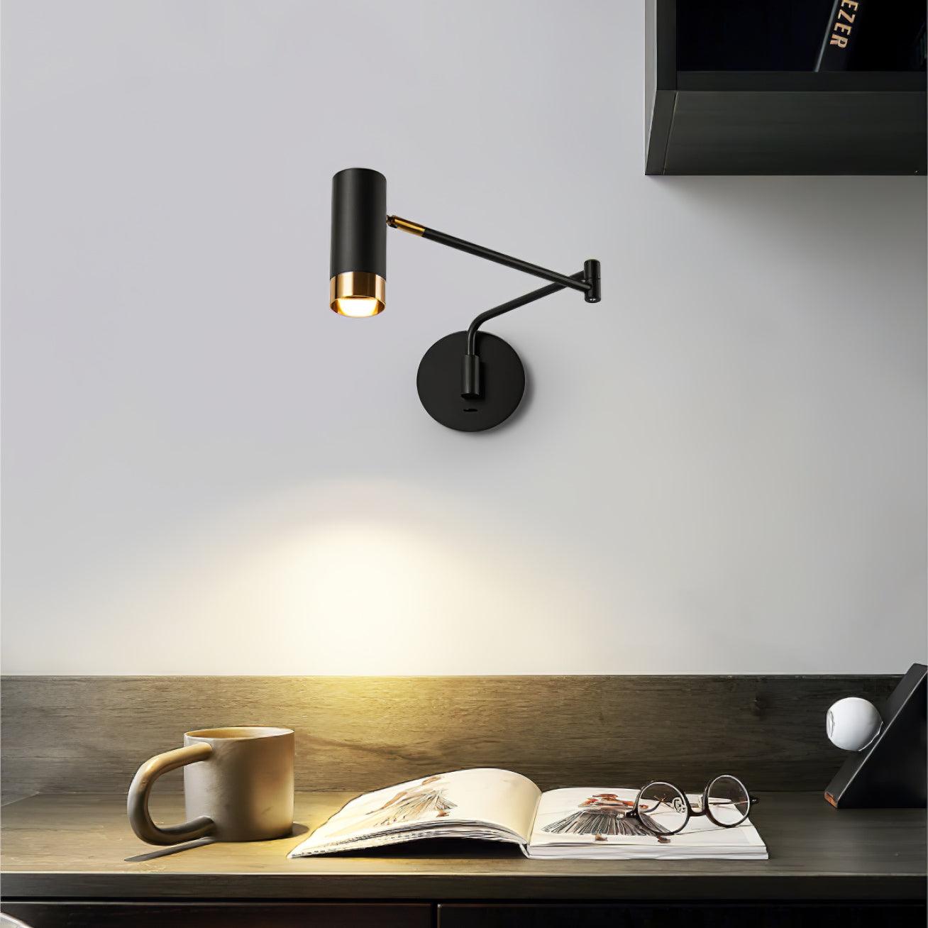 Ridge Arm Wall Lamp