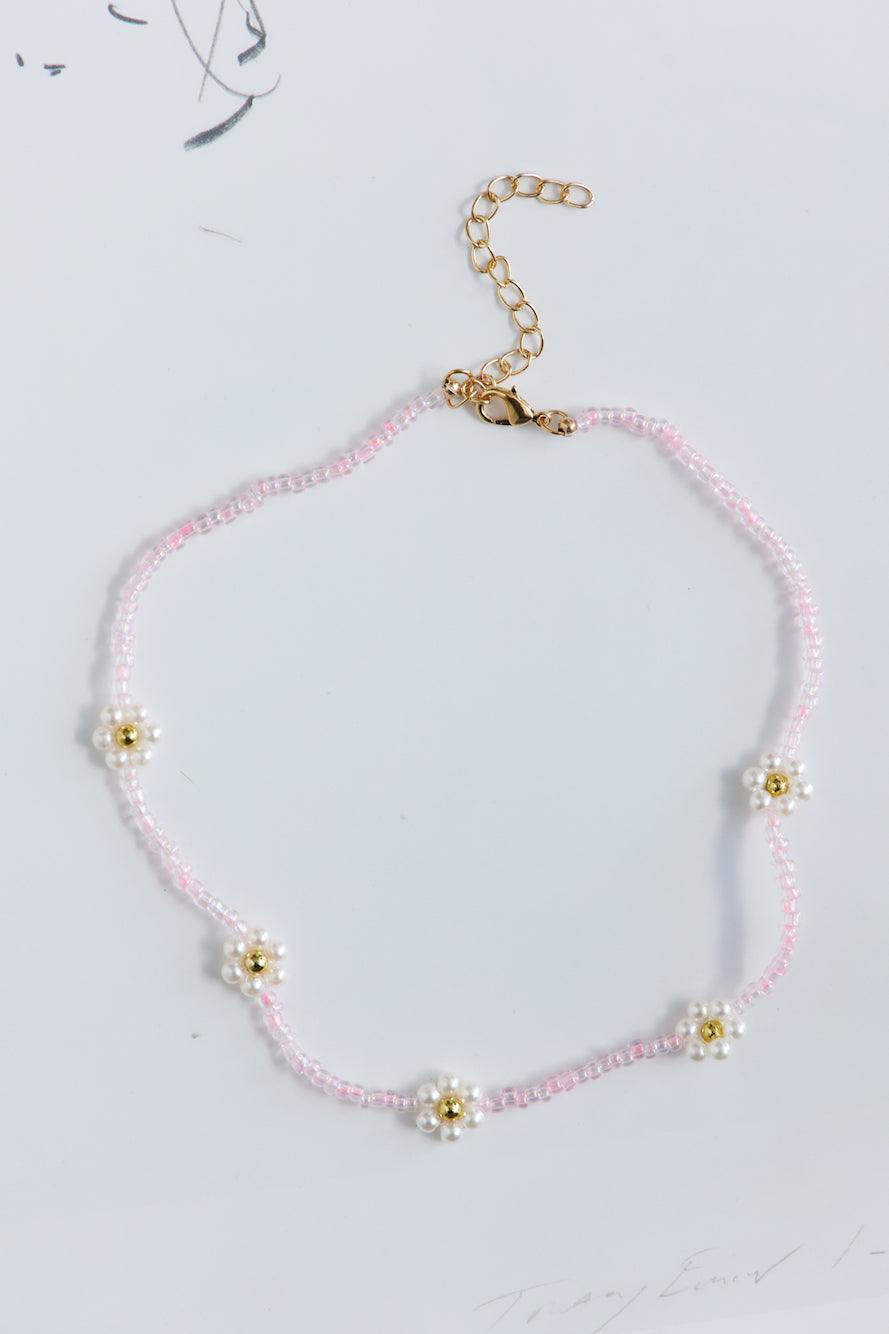 Wholesome Times Necklace Pink