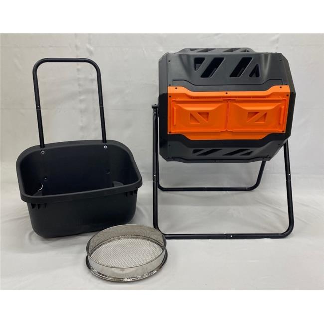 Genesis&#44; MAZE&#44; RSI   GEN-C42-CS   Genesis 42 Gallon Composter with Cart&#44; Sifter