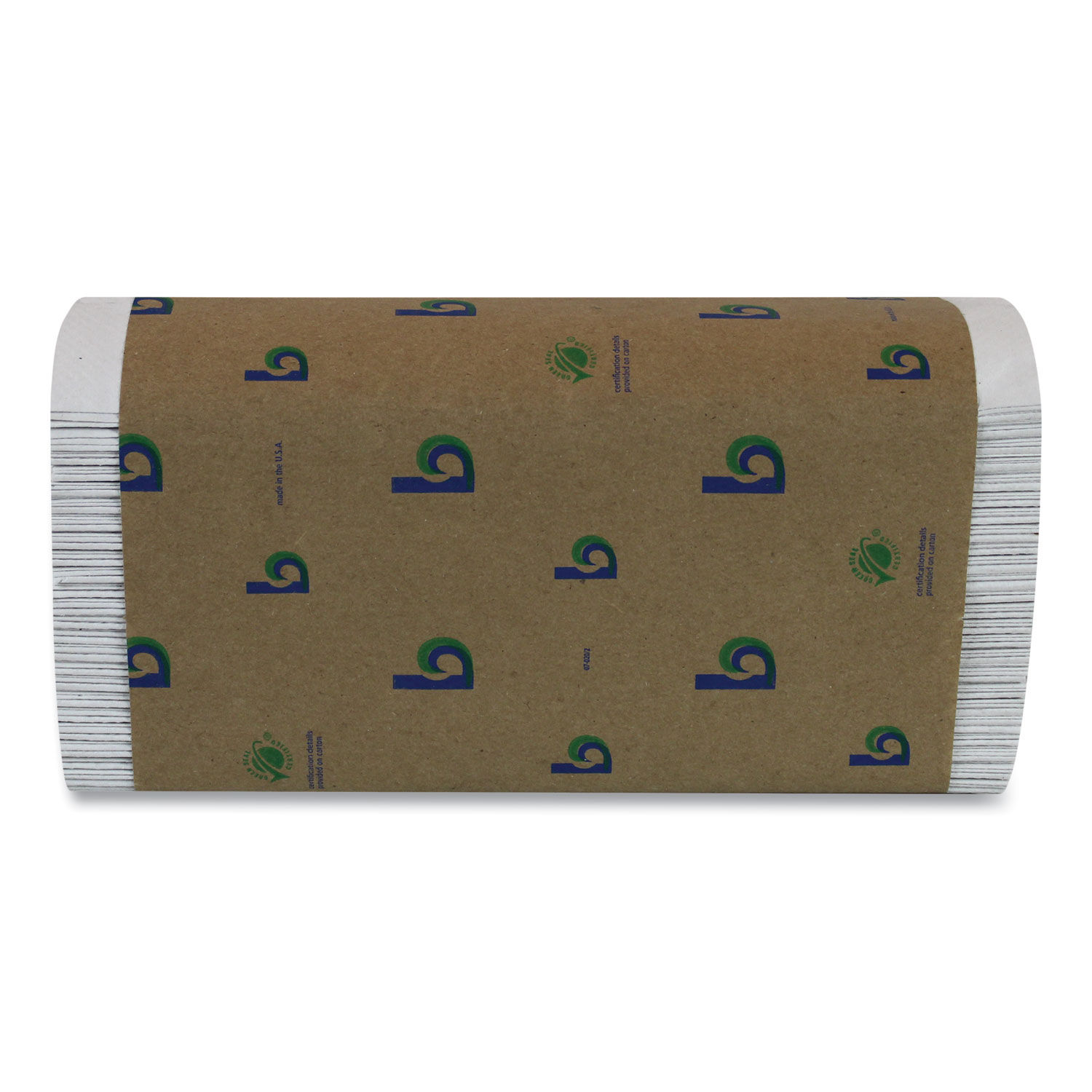 Boardwalk Green C-Fold Towels by Boardwalkandreg; BWK51GREENB