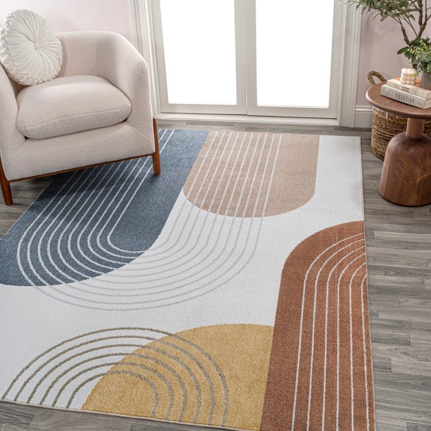 Jonathan Y Arches Contemporary Minimalist Machine washable Area Rug