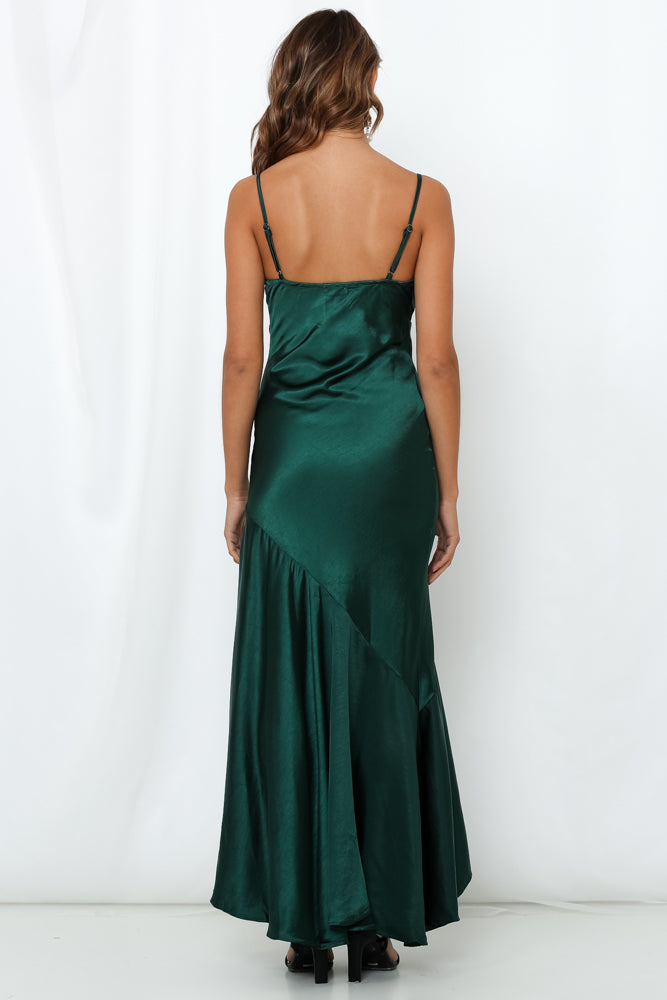 Heaven Help Me Maxi Dress Forest Green