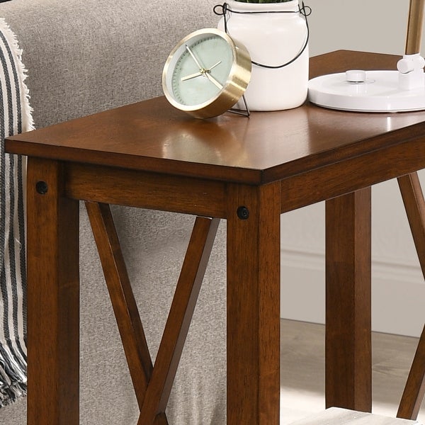 Furniture of America Joya Farmhouse 12-inch 1-shelf Side Table