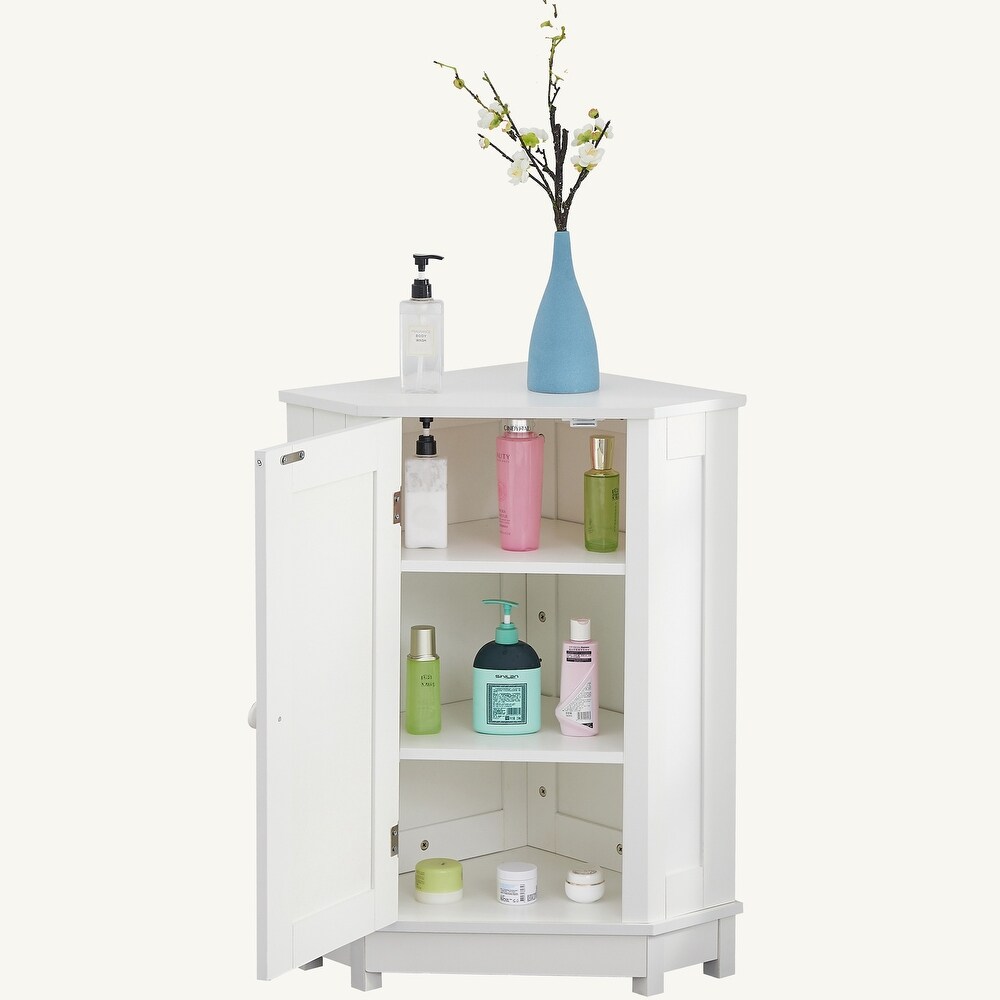 Bathroom Triangle Corner Storage Cabinet