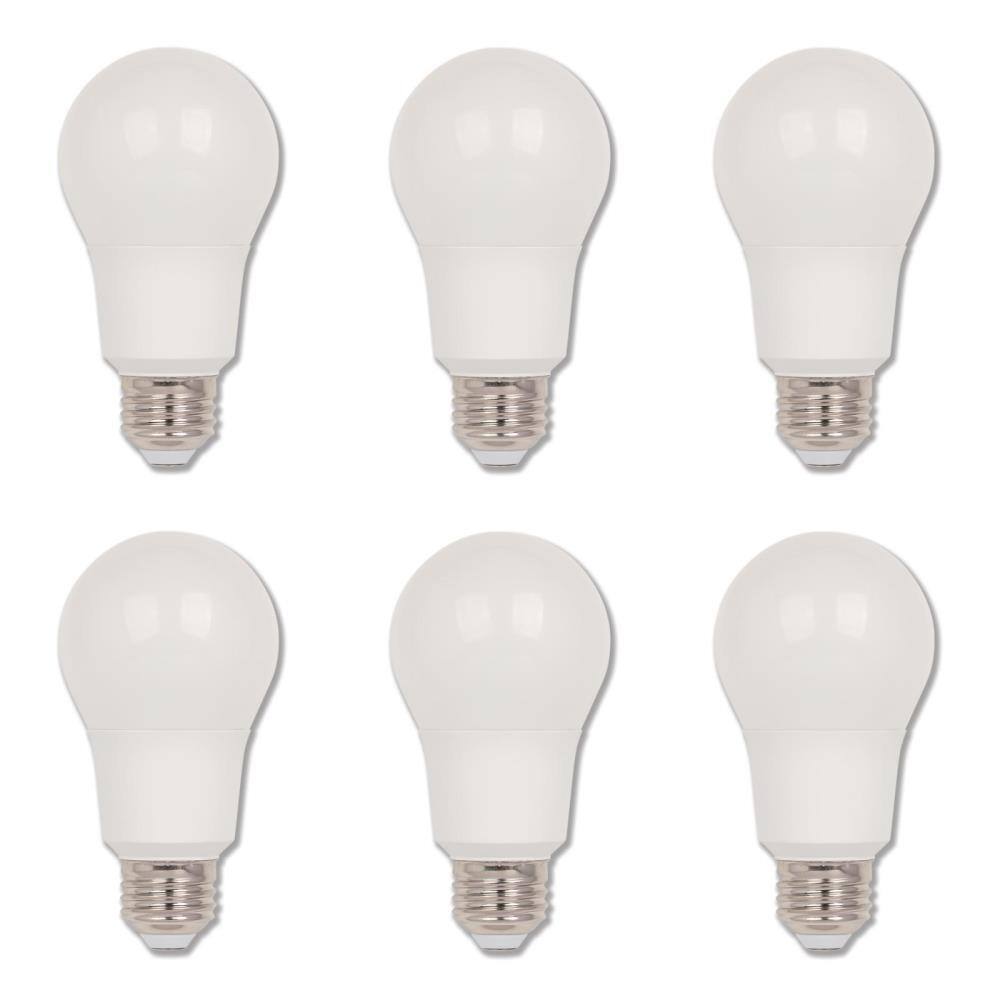 Westinghouse 60-Watt Equivalent Omni A19 Dimmable ENERGY STAR LED Light Bulb Bright White Light (6-Pack) 5133120