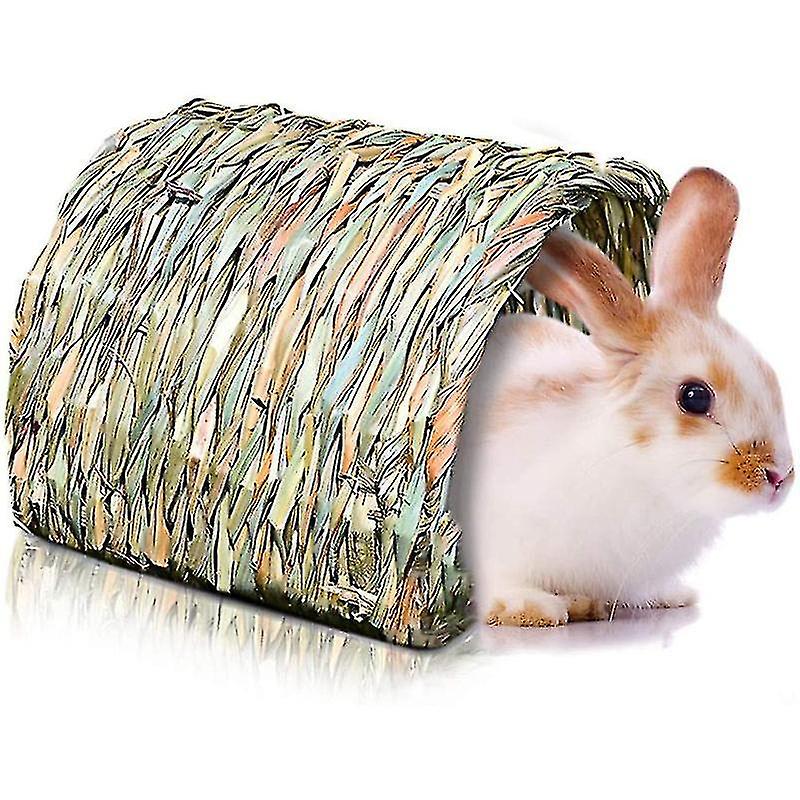 Woven Grass ， Secret Base For ，perfect For Hamsters， Guinea Pigs， Ferrets， Dwarf Rabbits