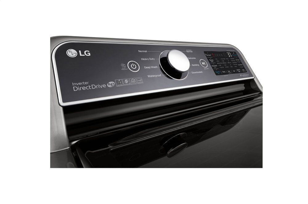 Lg WT7305CV 4.8 Cu. Ft. Mega Capacity Smart Wi-Fi Enabled Top Load Washer With Agitator And Turbowash3D™ Technology