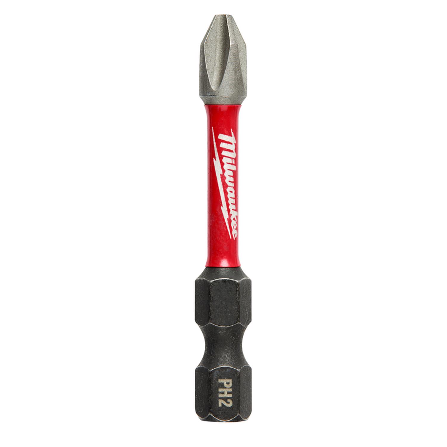 MW Shockwave Phillips #2 X 2 in. L Screwdriver Bit Steel 1 pc