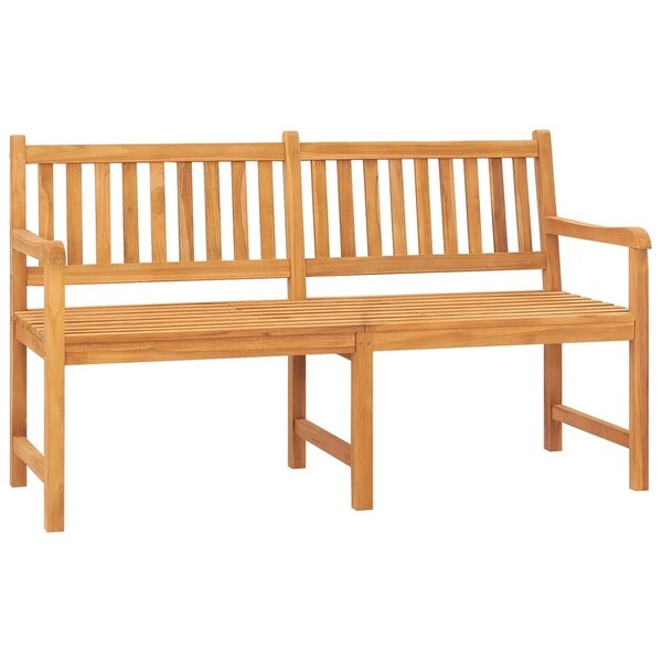 3-Seater Patio Bench with Table 59.1