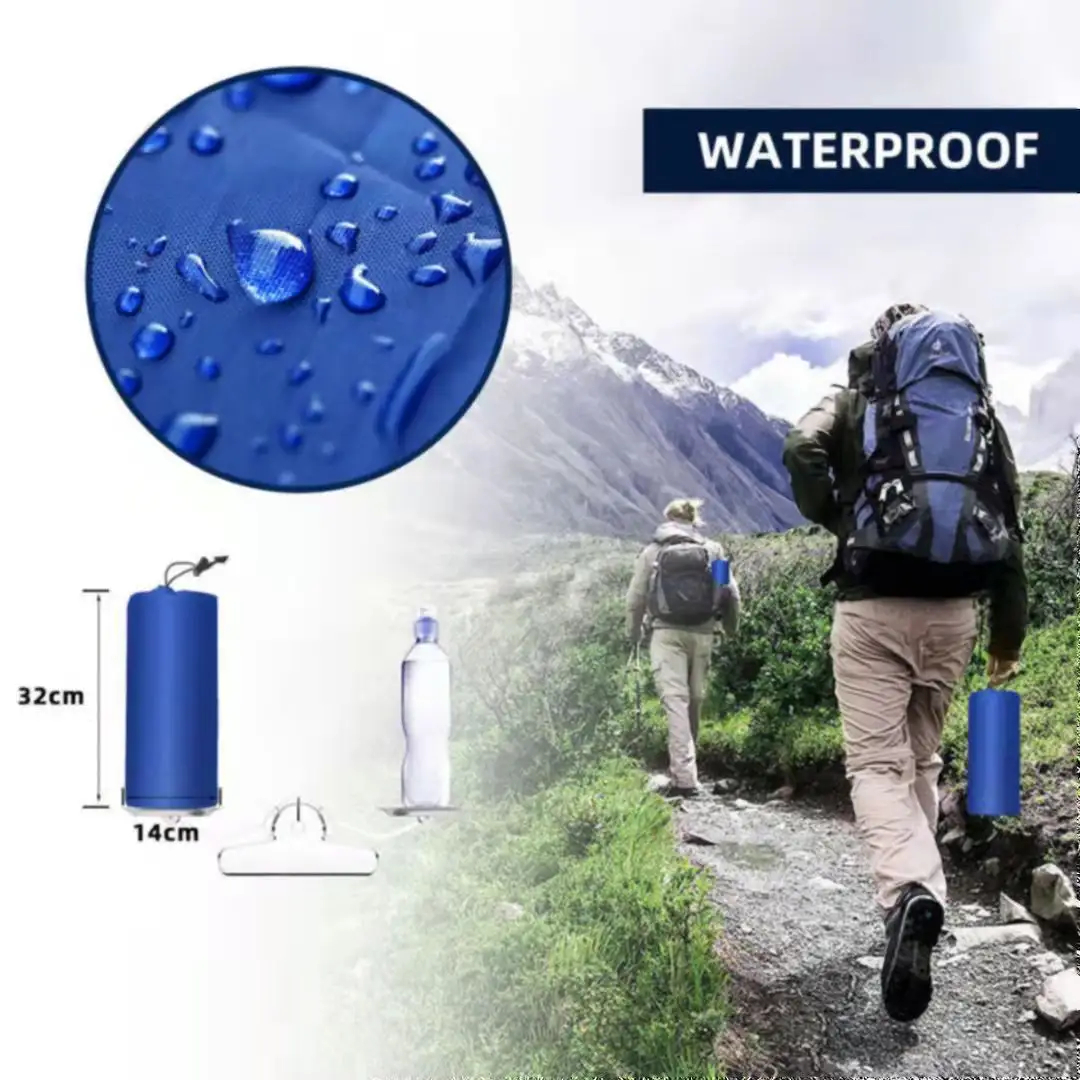 High Quality Outdoor Double Sea Air Mattress Backpacking Hiking Inflatable Sleeping Pad Camping Mat