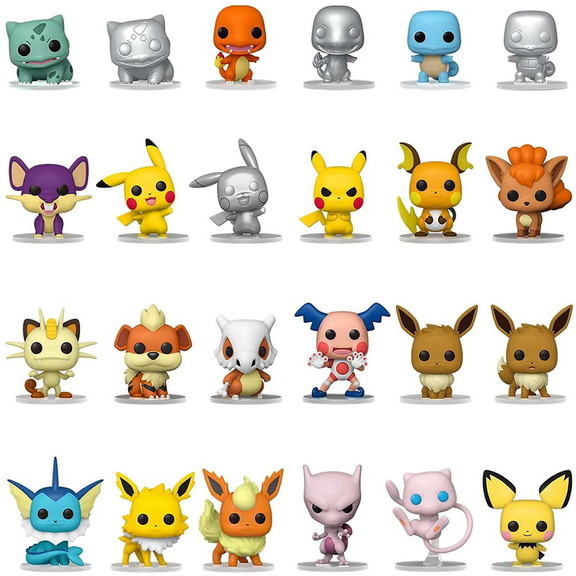 Funko FNK 58457 C Pokemon Funko Pocket POP Advent ...