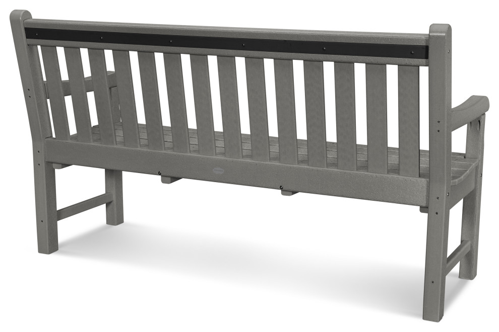 POLYWOOD Rockford 60 quotBench   Transitional   Outdoor Benches   by POLYWOOD  Houzz