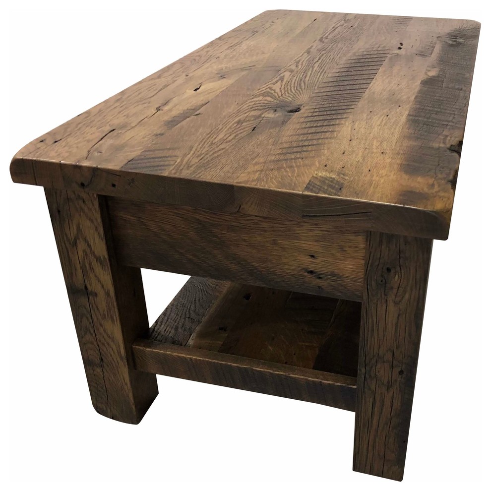 Foxfield Reclaimed Coffee Table   Rustic   Coffee Tables   by Rustic Red Door Company  Houzz