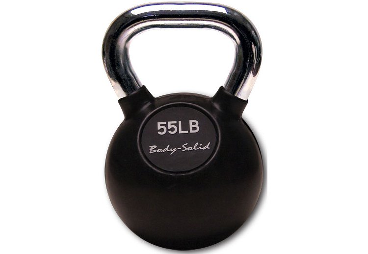 Body-Solid Black 55 lb Kettlebell