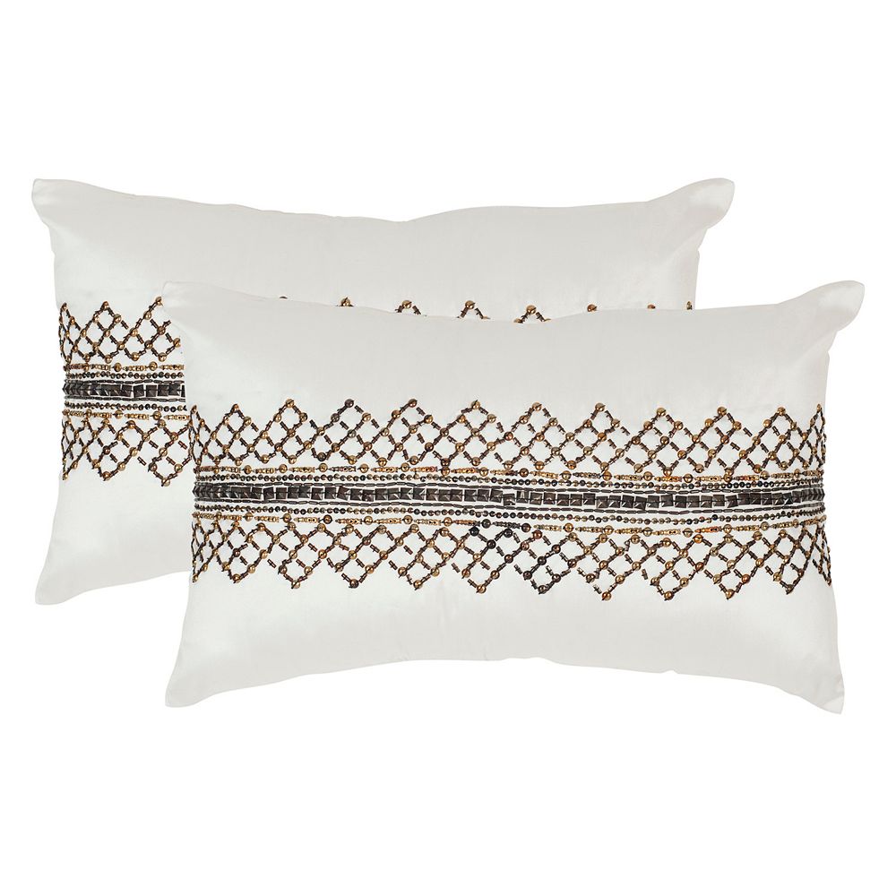 Safavieh 2-piece Gossamer Metals Throw Pillow Set