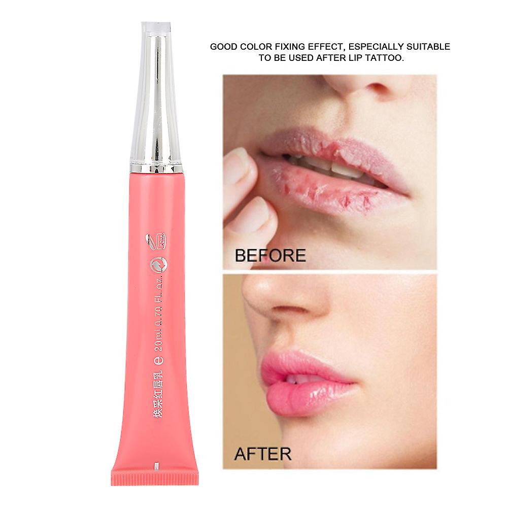 Tattoo Lip Skin Rejuvenating Color Fixing Waterproof Moisturizing Repairing Lip Glosspink