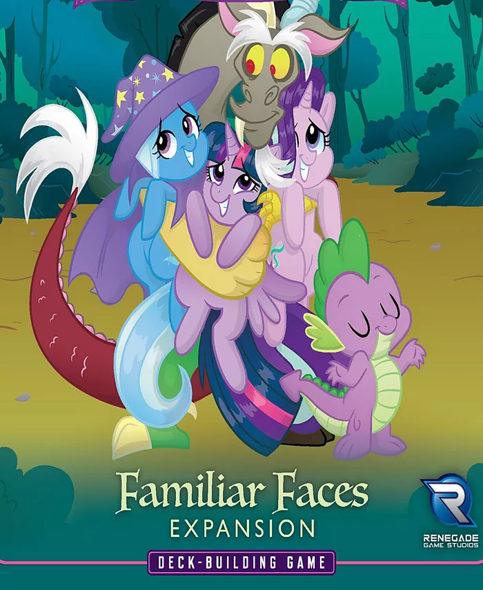 Renegade Game Studios My Little Pony Adventures in Equestria - Familiar Faces Expansion Deck-Building Game Set  98 Pieces