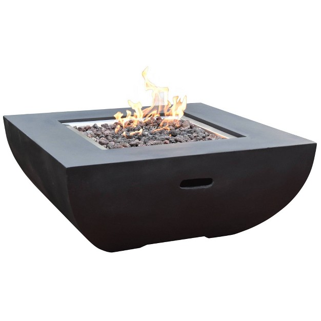 Outdoor Fire Pit Propane Table Backyard Patio Heater Elementi