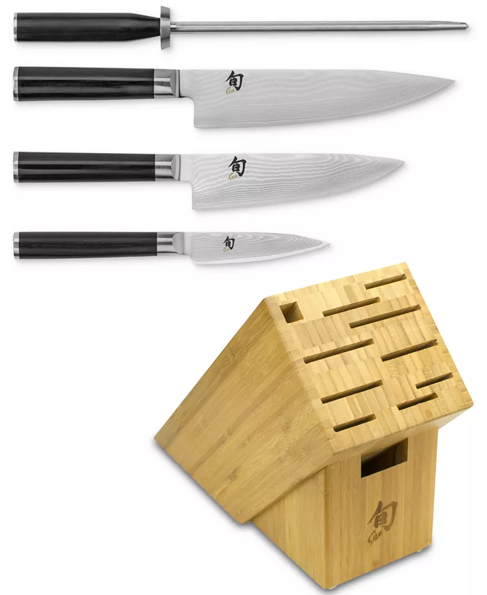 Shun Classic 5-Pc. Knife Block Set