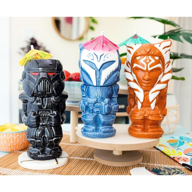 Beeline Creative Geeki Tikis Star Wars The Mandalorian Ahsoka Tano Ceramic Mug Holds 18 Ounces