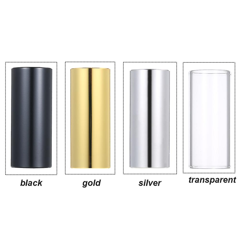 1pc 60mm High Guitar Slide Bar Stainless Steel Metal/glass Finger Slides For Guitar Bass Banjo Ukulele String Instrument Accessories Gold