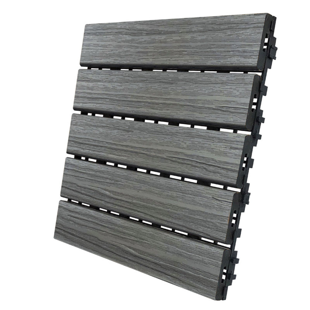 DECK TILE GRAYOAK 6PK