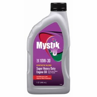 Mystik 122 625775002181 1Qt. Sae 10W 30 Motor Oil