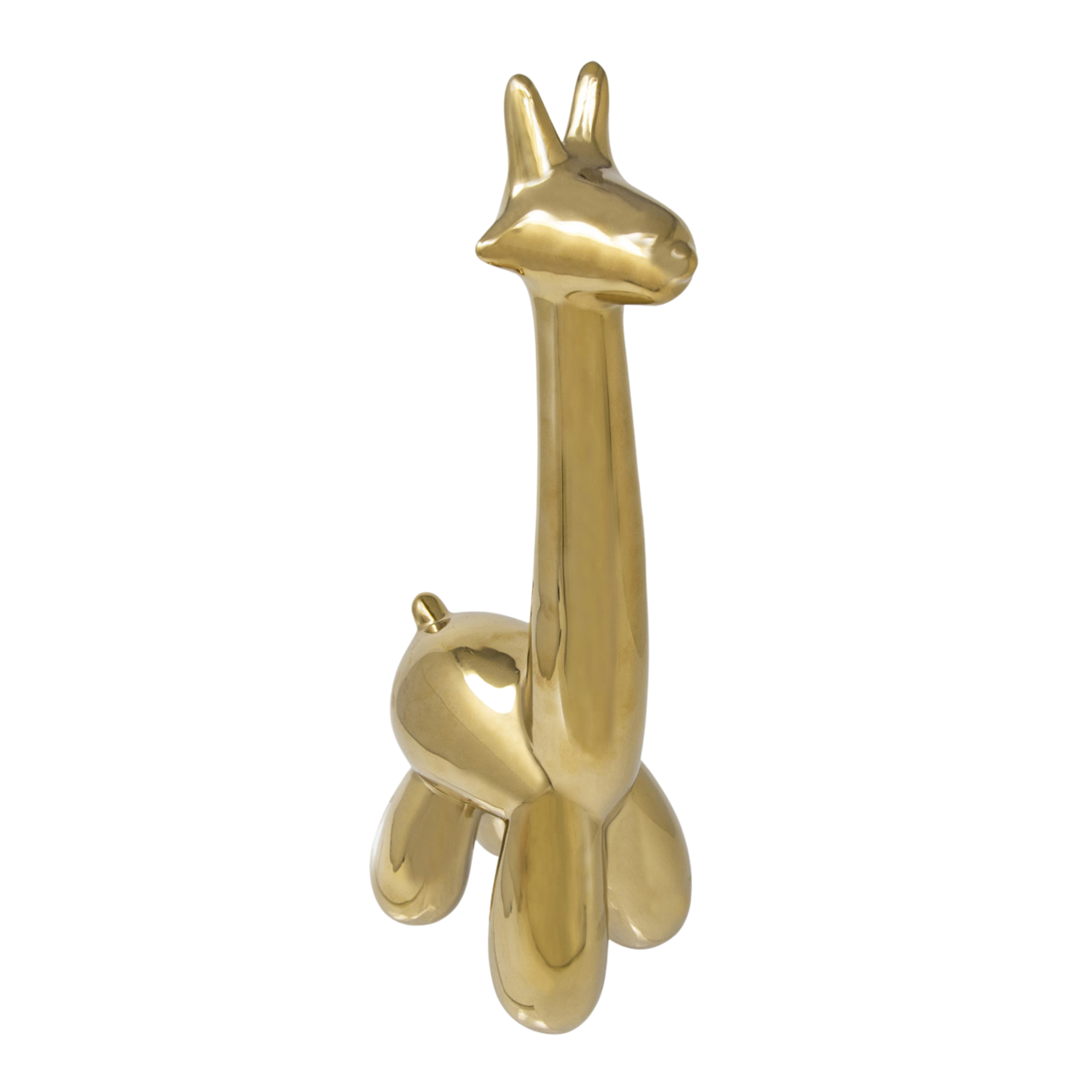 Gold Giraffe Balloon Animal 13655-01