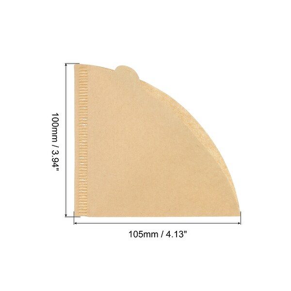 1-2 Cup Cone Coffee Filters 3.94x4.13 Inch for V60 Pack of 200