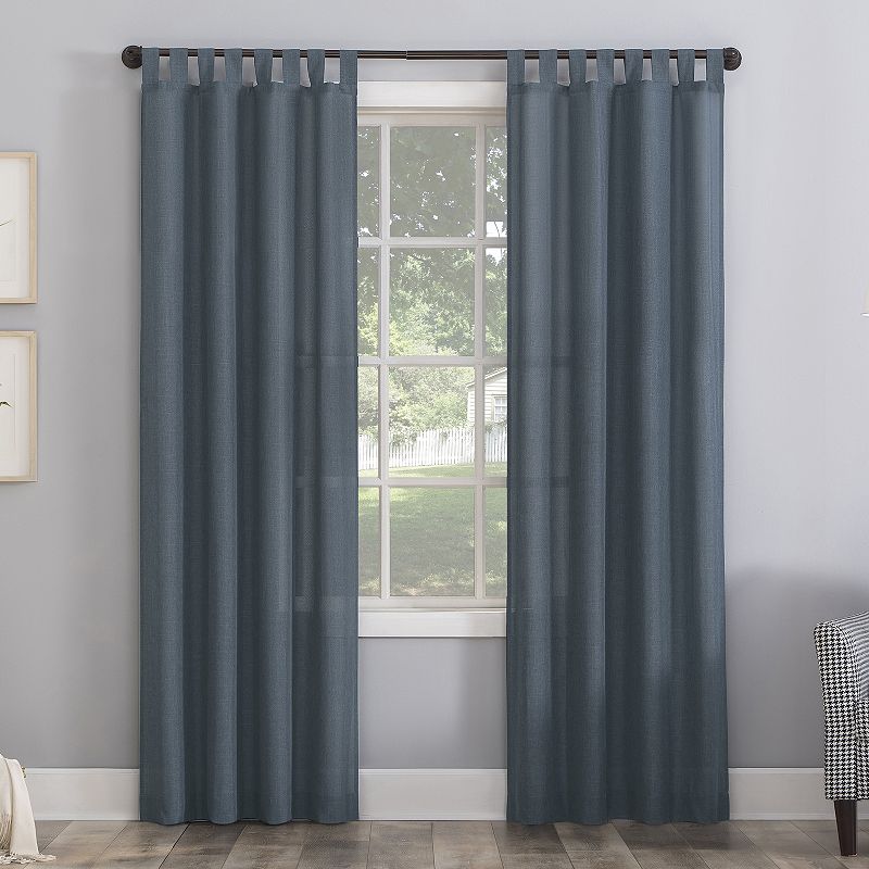 No. 918 1-Panel Jacob Tab Top Window Curtain