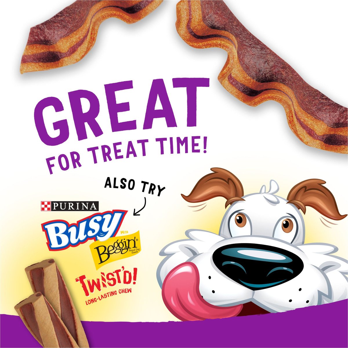 Purina Beggin' Strips Real Meat with Bacon and Peanut Butter Flavored Dog Treats