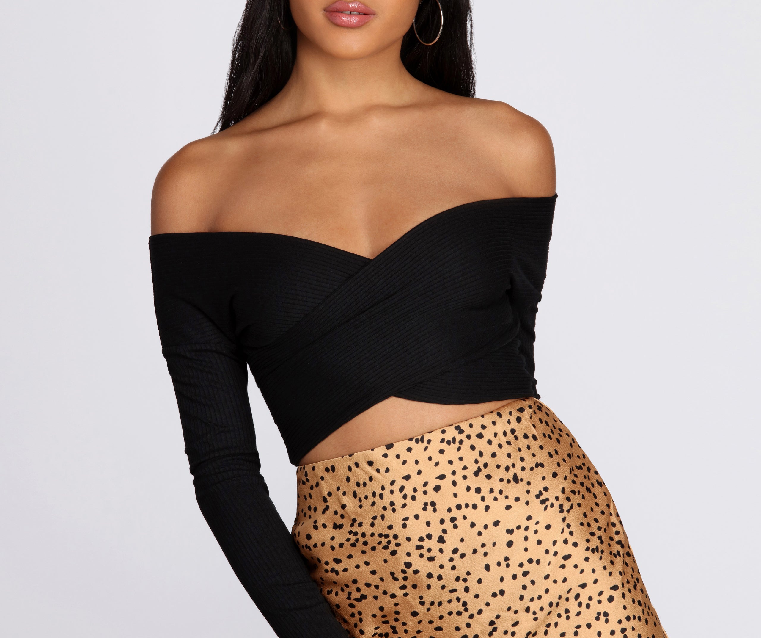 Wrapped In Style Crop Top