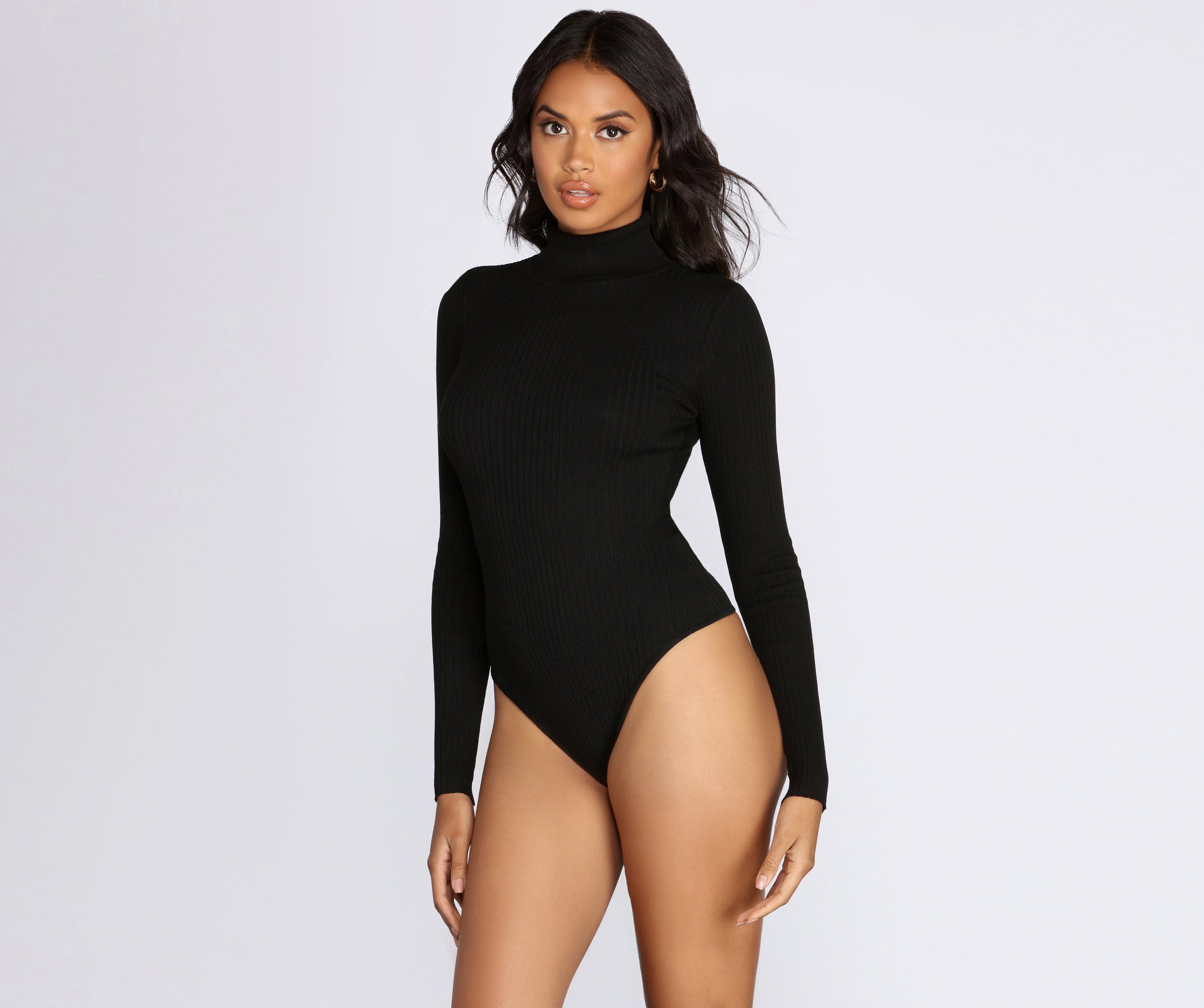 Keep It Cozy Turtleneck Sweater Bodysuit