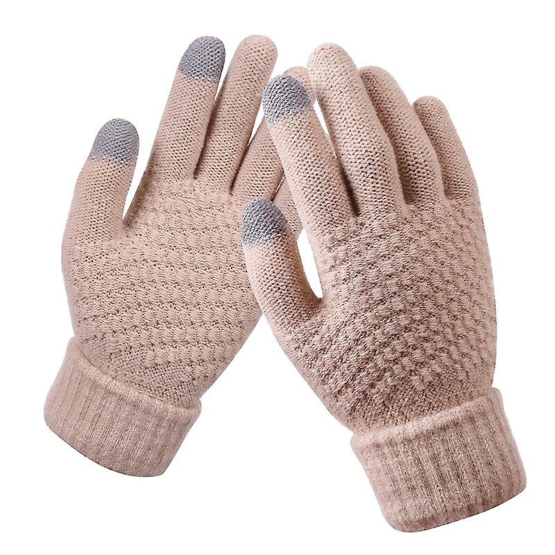 2pcs Touch Screen Gloves Women