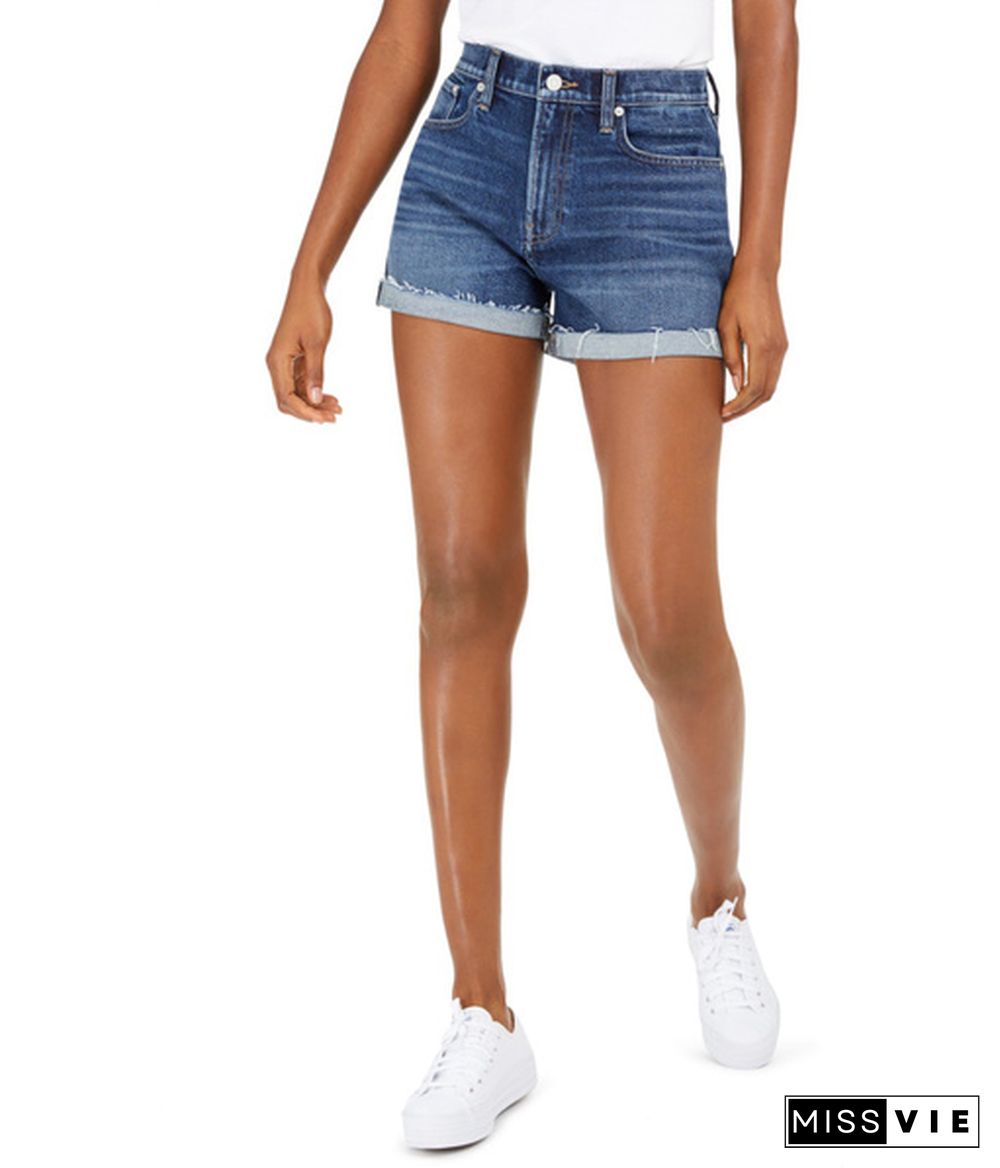 Lucky Brand Womens Relaxed Casual Denim Shorts