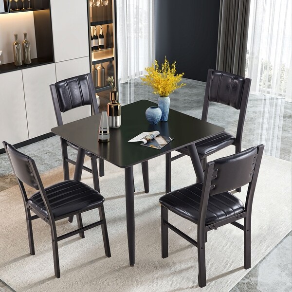 Dining Chairs Upholstered Side Chairs Faux Leather Dining Chairs For Kitchen or Dining Room(Set of 2)