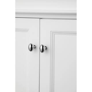 Home Decorators Collection Naples 36 in. W Bath Vanity Cabinet Only in White with Right Hand Drawers NAWA3621D